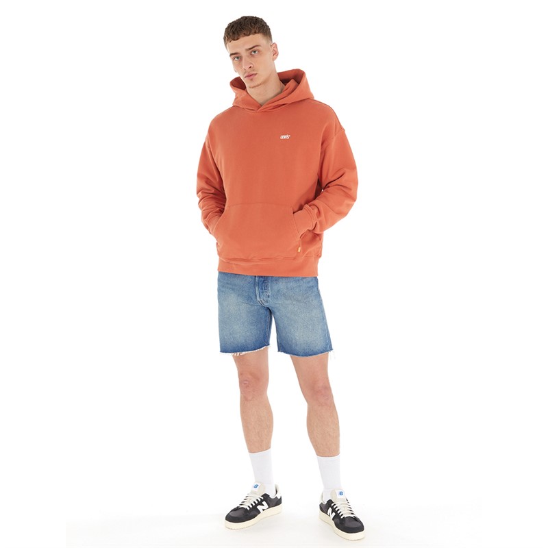 Levi's Mens Gold Tab Hoodie Mecca Orange