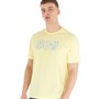Levi's Mens Relaxed Fit T-Shirt 501 Logo Outline Lemonade