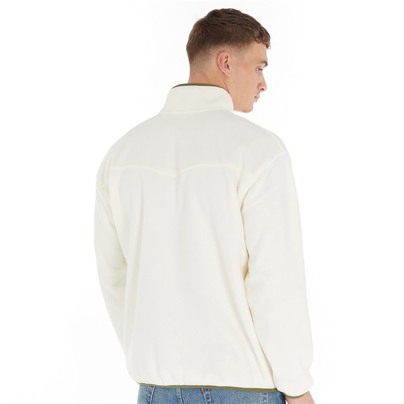 Levi's Mens Barstow Fleece Egret