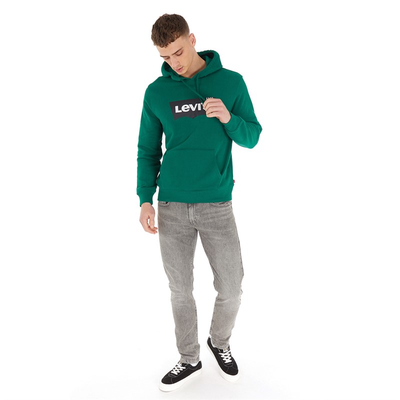 Mens grey levi on sale hoodie