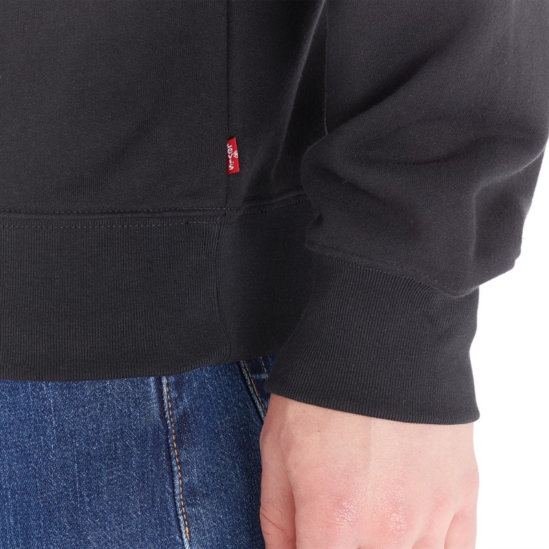 Levi's Mens Graphic Logo Sweatshirt Caviar