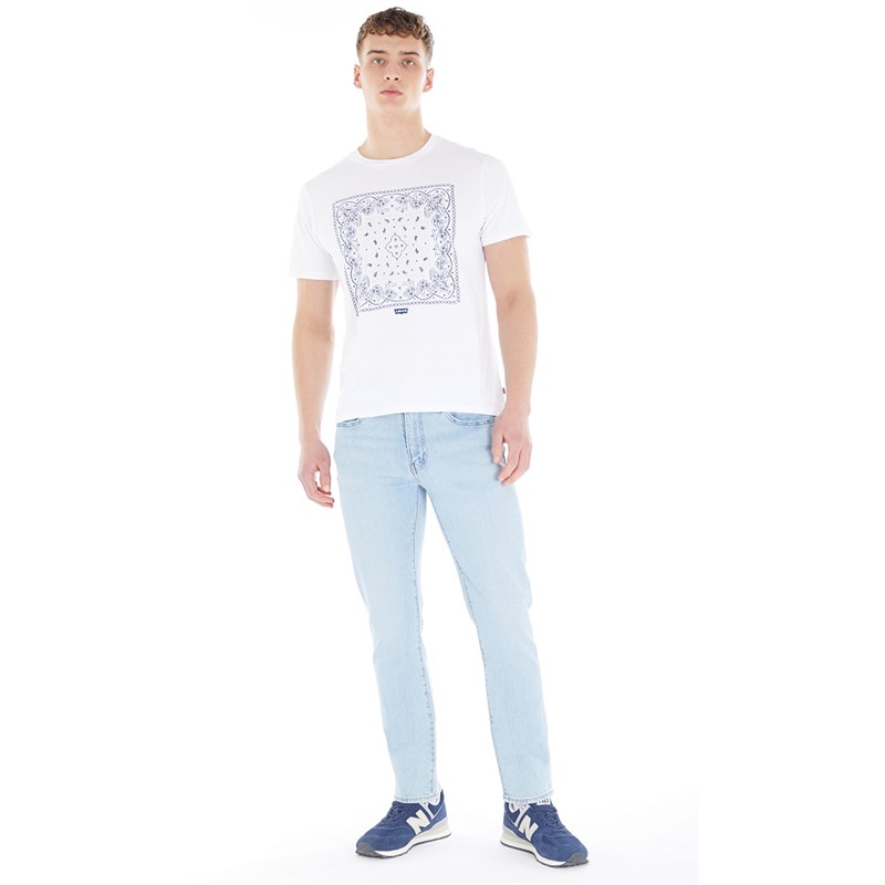 Levi's T-shirt à imprimé Homme bandana Noir et blanc