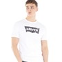 Levi's Mens Graphic T-Shirt Filled BW White+