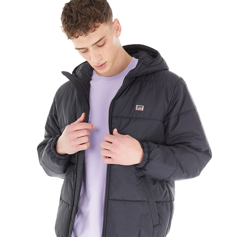 Buy Levi's Mens Puffer Jacket Caviar