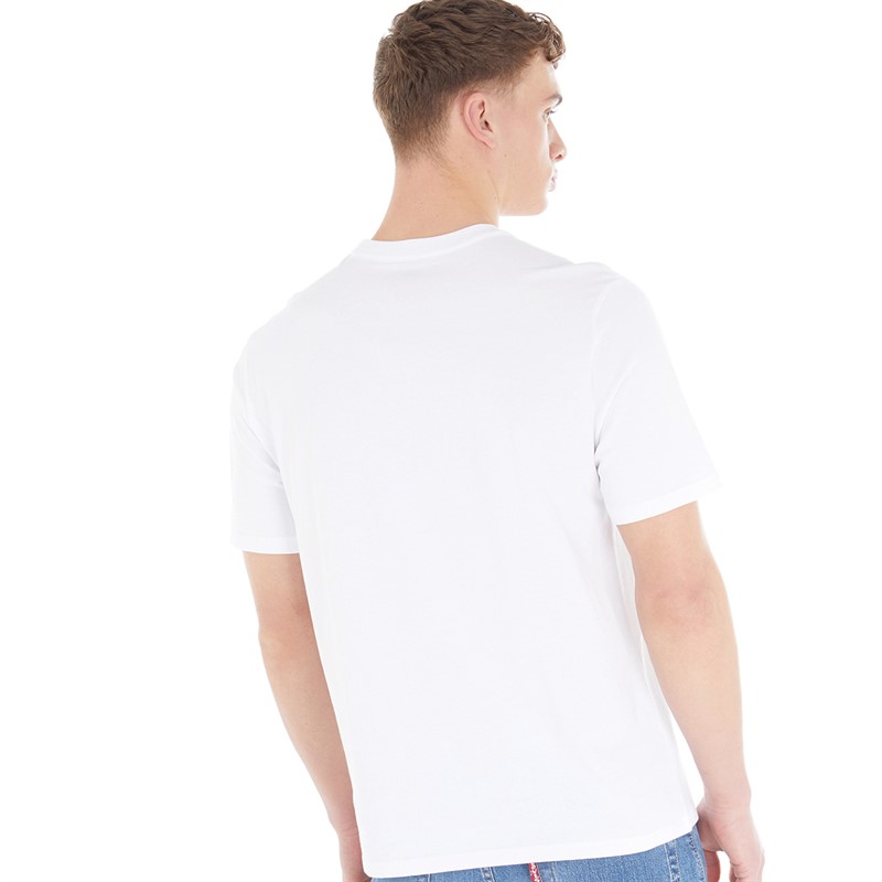 Levi's Mens Relaxed Fit T-Shirt Concept Poster Logo White+