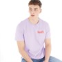 Levi's Mens Relaxed Fit T-Shirt SSNL Core Poster Purple Rose