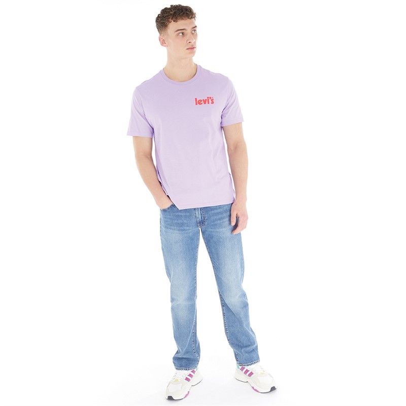 Buy Levis Mens Relaxed Fit T Shirt Ssnl Core Poster Purple Rose