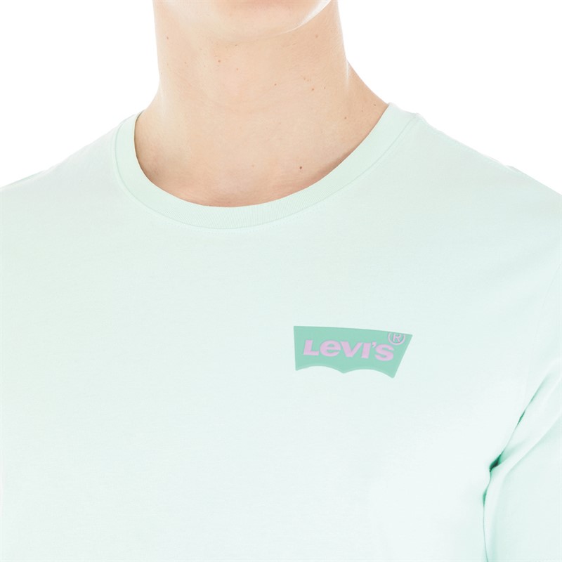 Levi's Mens Relaxed Fit T-Shirt Original BW Dusty Aqua
