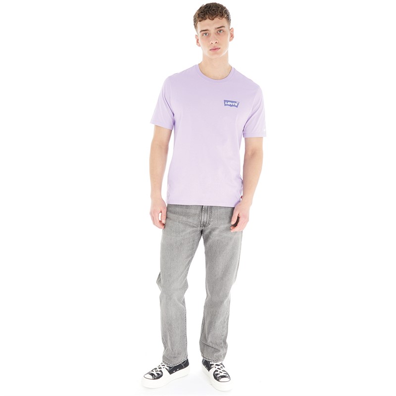 Levi's Mens Relaxed Fit T-Shirt Original BW Purple Rose