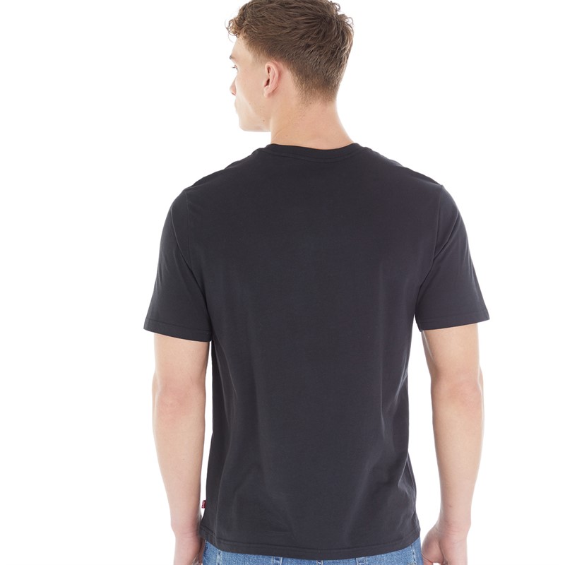 Levi's Mens Relaxed Fit T-Shirt Poster Concept Caviar