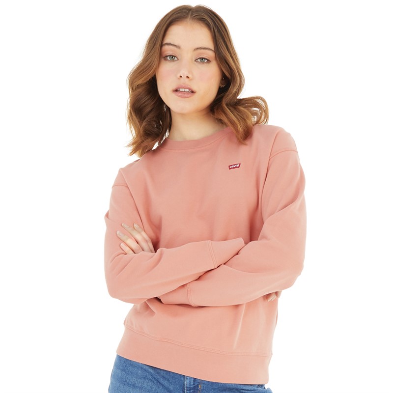 Buy Levi's Womens Standard Crew Neck Sweatshirt Terra Cotta