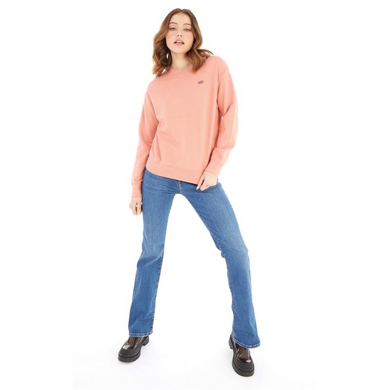 Levi's Damen Standard Rundhals-Sweatshirt Terrakotta