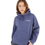 Levi's Womens Graphic Salinas Hoodie Floral Peace Sign Crown Blue