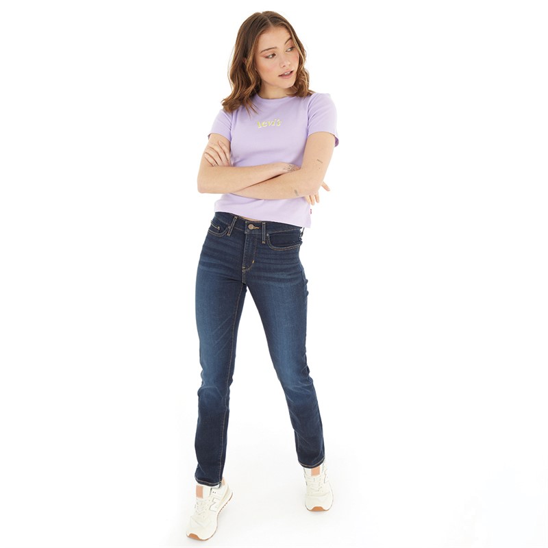 Levi's Womens 312 Shaping Slim Jeans So Blue