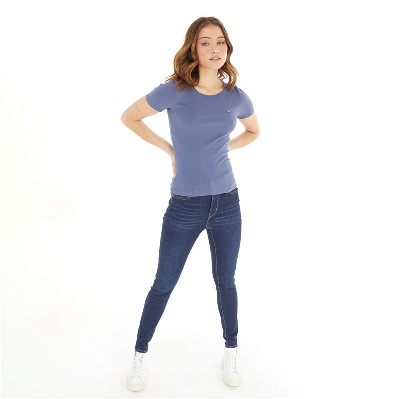Levi's Womens Honey T-Shirt Crown Blue