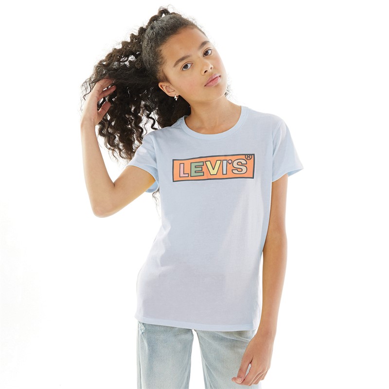 Levi's T-shirt à manches courtes filles, motif Cool Dusk