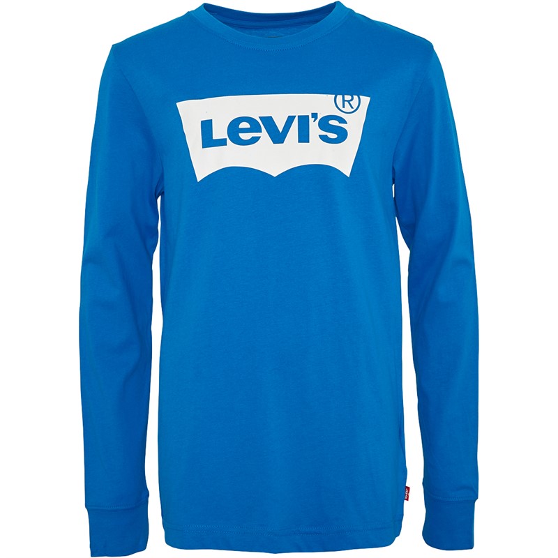 Levi's Jongens Batwing T-shirts met lange mouwen Blauw