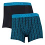 Levi's Mens Two Pack Hologram Boxer Briefs Ocean Depths