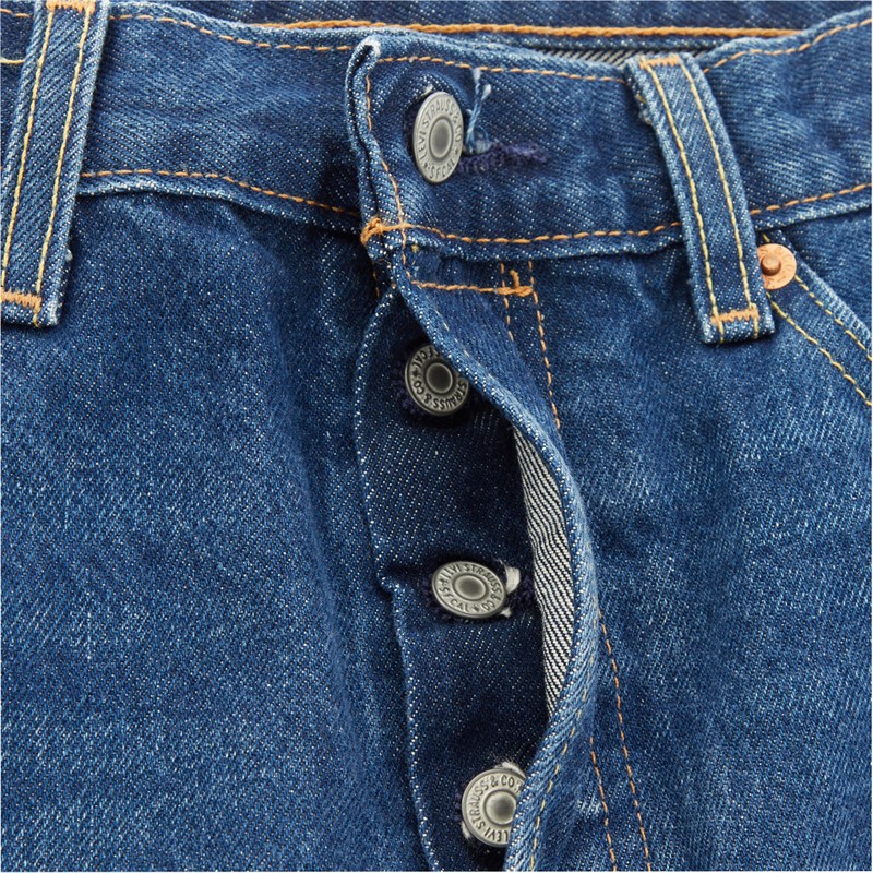 Levi's Mens 501 Original Regular Fit Jeans Strawberry