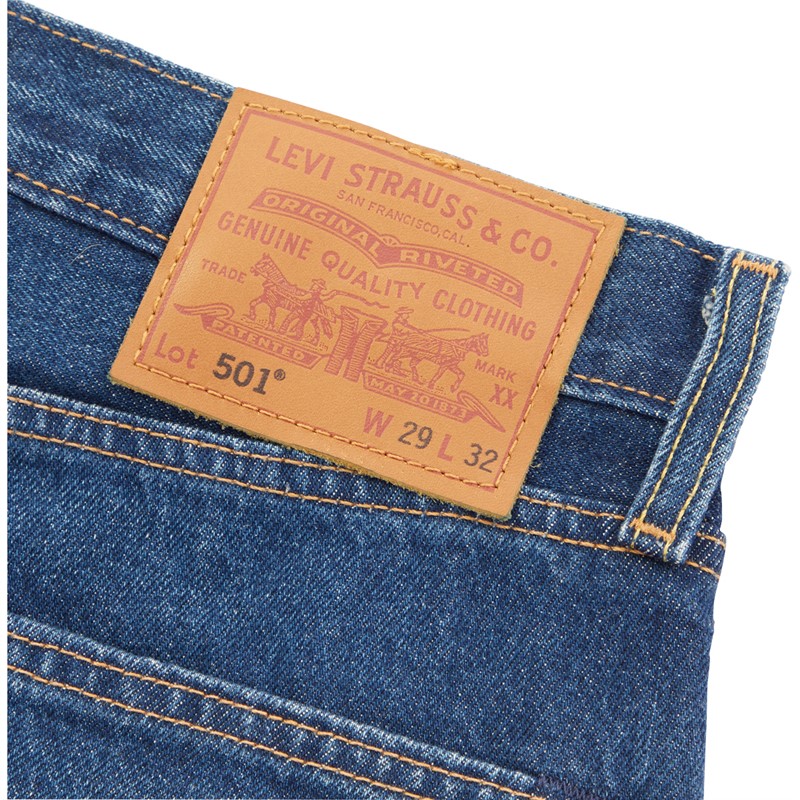 Levi's Mens 501 Original Regular Fit Jeans Strawberry