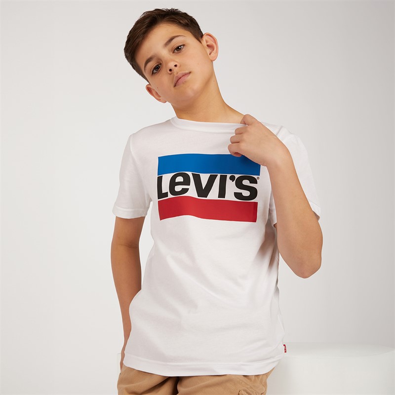 Buy Levi's Boys Sportswear Logo T-Shirt White