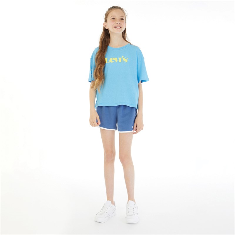 Levi's Girls Dolphin Shorts Blue