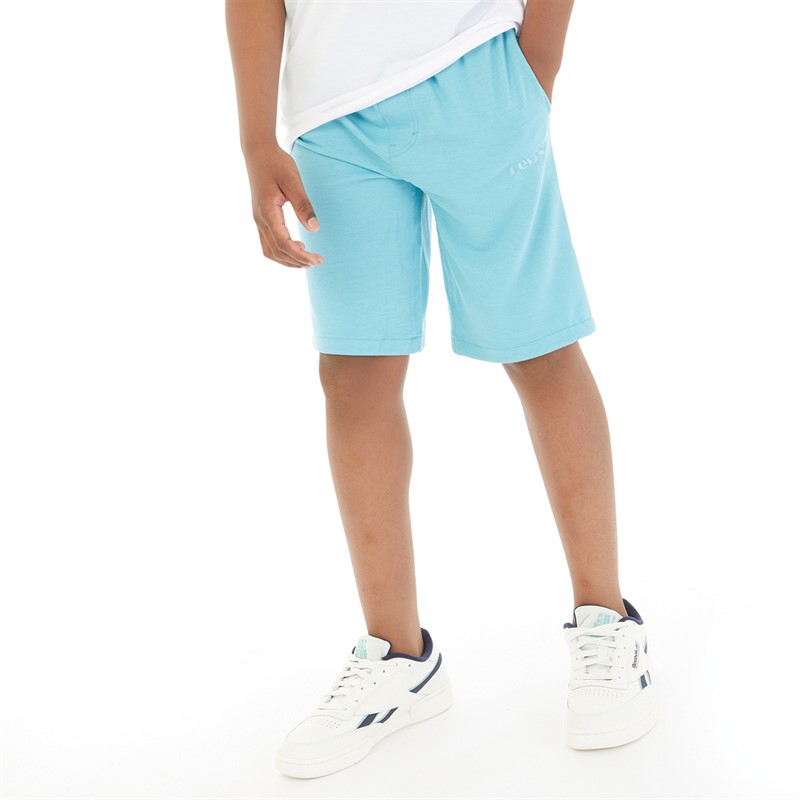 Levi's Junge Bequeme Core Jogger Shorts Aqua