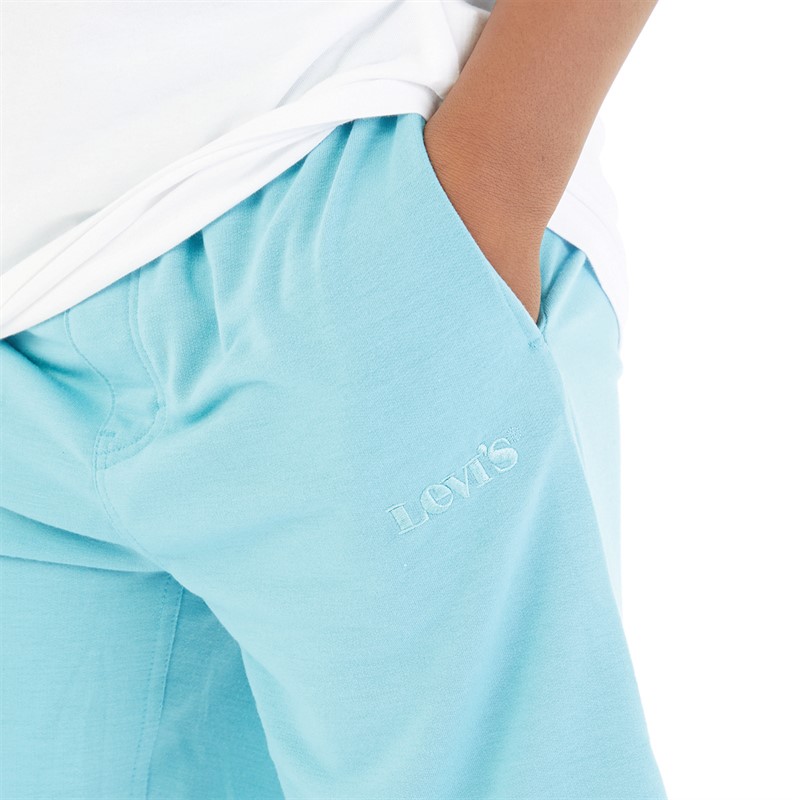 Levi's Junge Bequeme Core Jogger Shorts Aqua