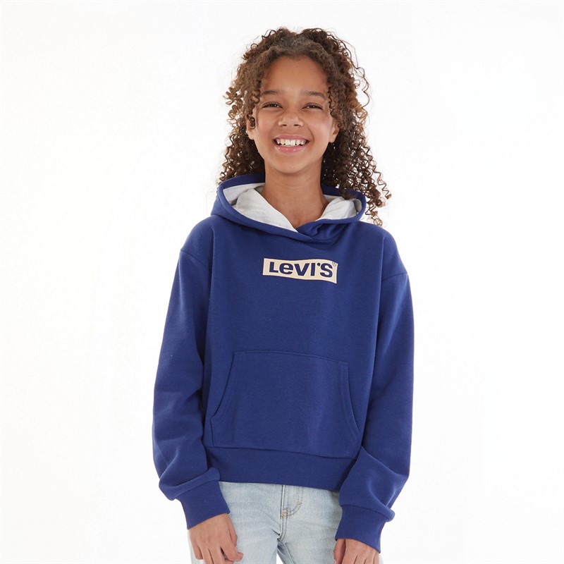 Levi's Mädchen Meet And Greet Pullover Hoodie Blau