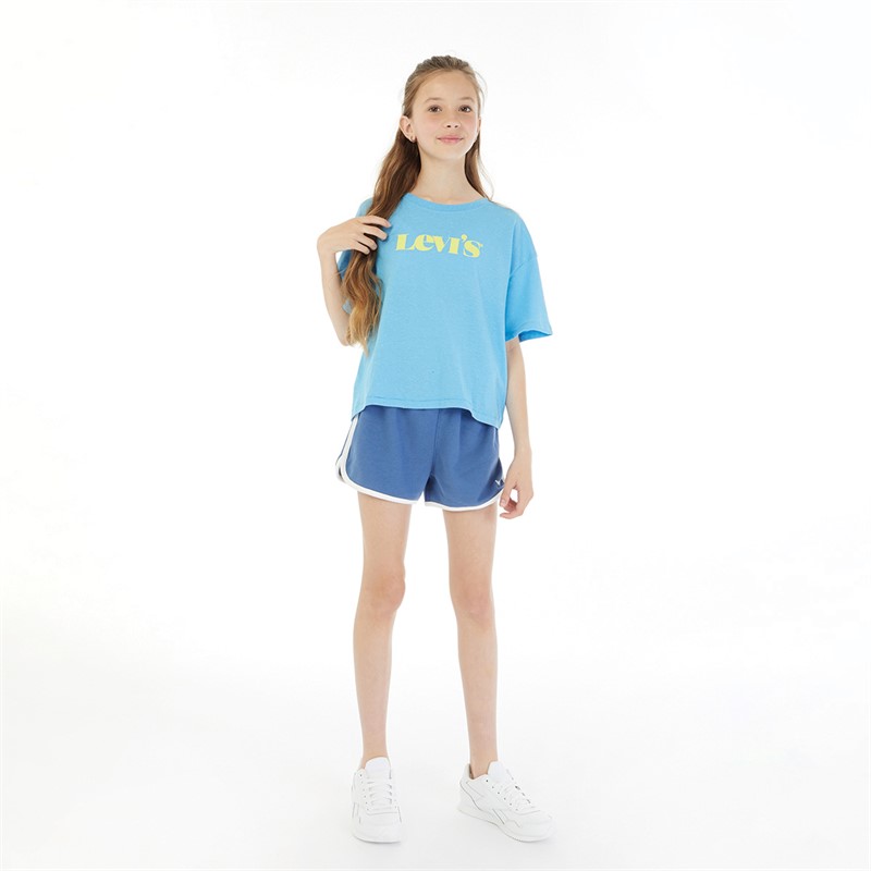 Levi's Girls Short Sleeve High Rise T-Shirt Bonnie Blue