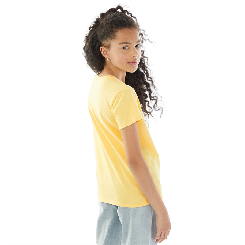 Levi's Girls Short Sleeve Graphic T-Shirt Yellow