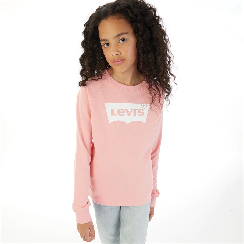 Levi's Girls Key Item Logo Sweatshirt Pink