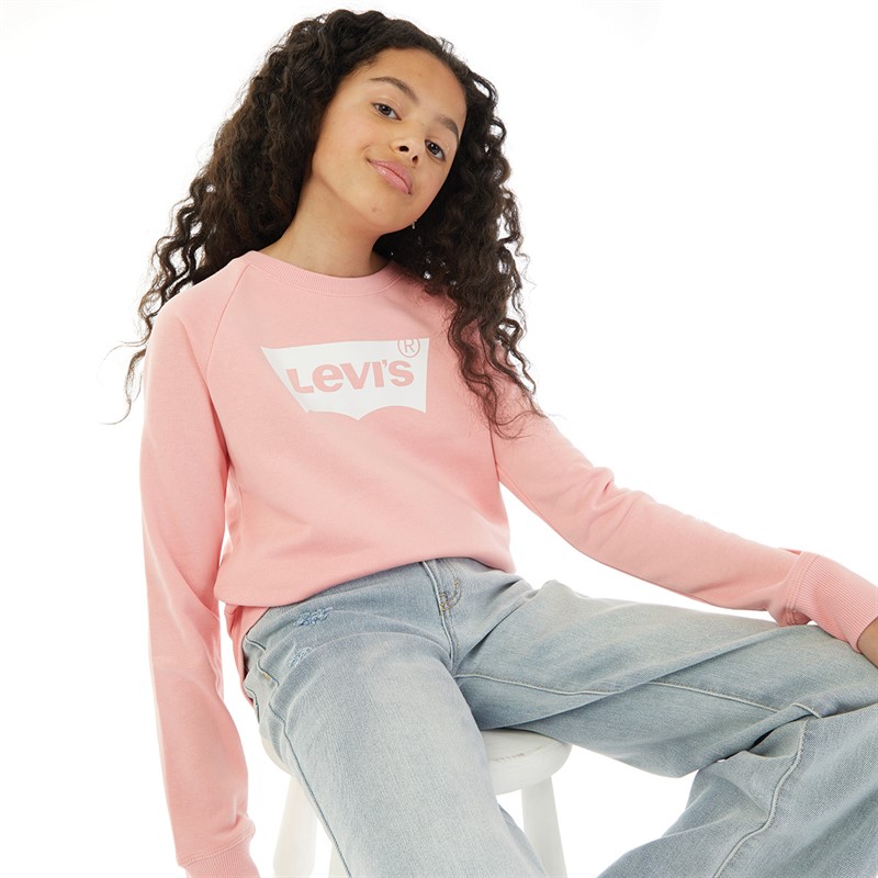 Levi's Girls Key Item Logo Sweatshirt Pink