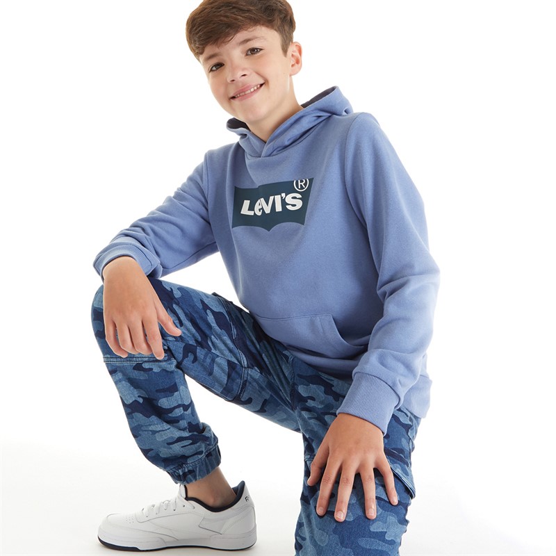 Buy Levi s Boys Batwing Pullover Hoodie Colony Blue