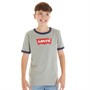 Levi's T-shirt à manches chauves-souris Garçon Gris chiné