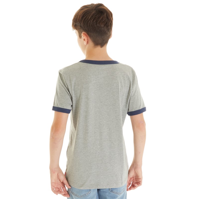 Levi's Boys Batwing Ringer T-Shirt Heather Grey