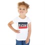 Levi's T-shirt blanc à logo de vêtements de sport fille