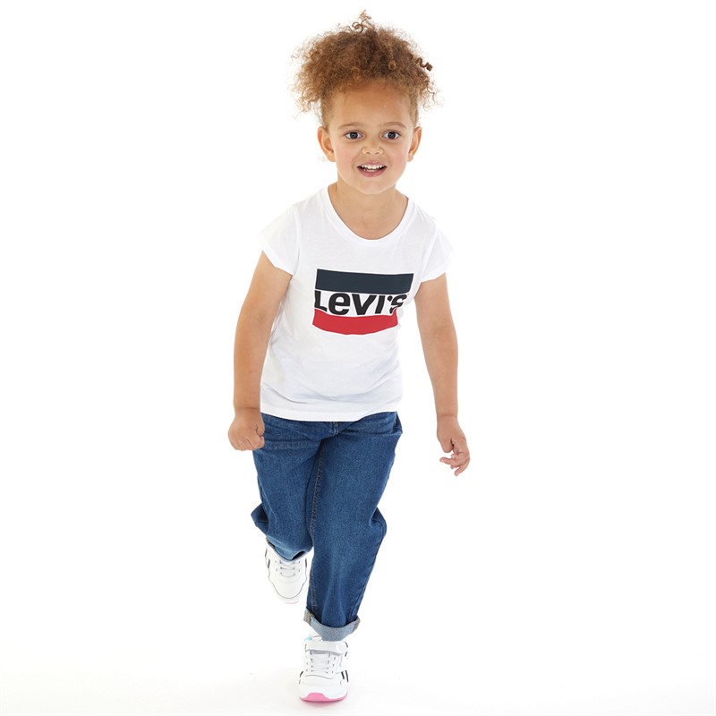 Levi's Girls Sportswear Logo T-Shirt White