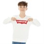 Levi's Boys Batwing Crew Neck Sweatshirt Marshmallow