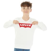 Levi's Boys Batwing Crew Neck Sweatshirt Marshmallow