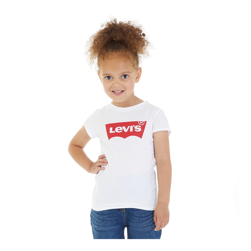 Levi's Piger T-shirt med korte ærmer Batwing Hvid