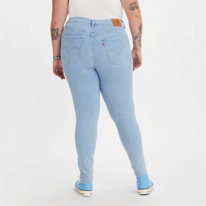 Levi's Womens Plus Size Mile High Super Skinny Jeans Naples Wave Plus