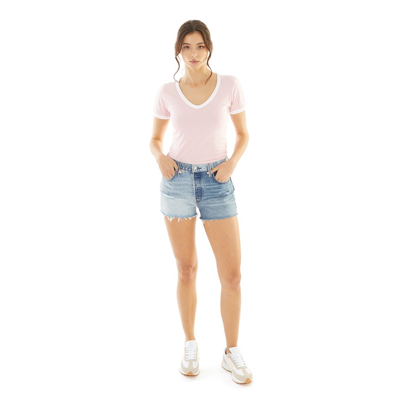 Levi's Womens 501 Shorts Two Tone Indigo