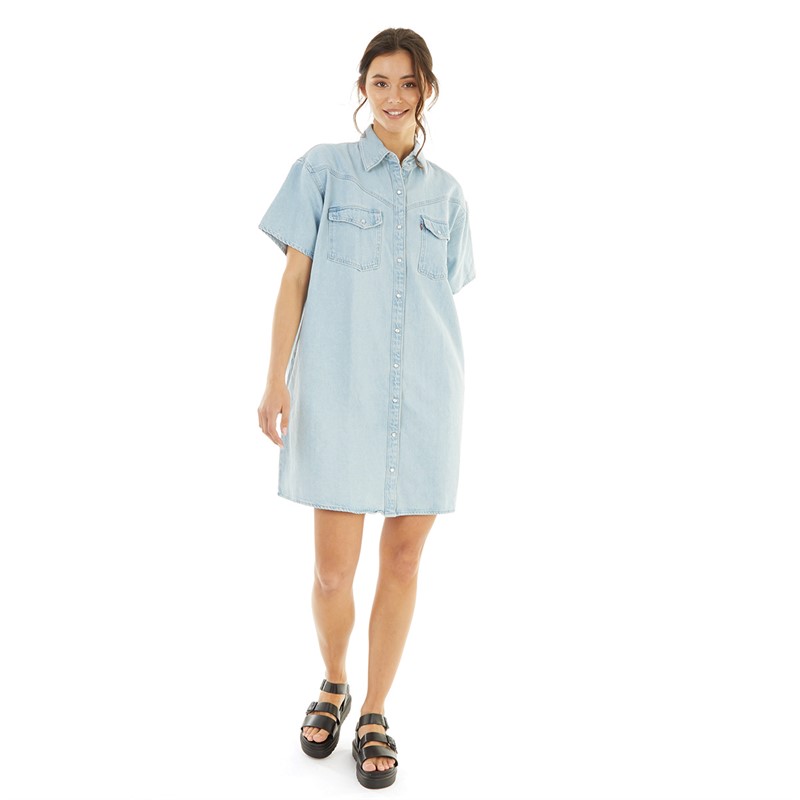 Levi's Womens Elowen Western Dress Long Journey