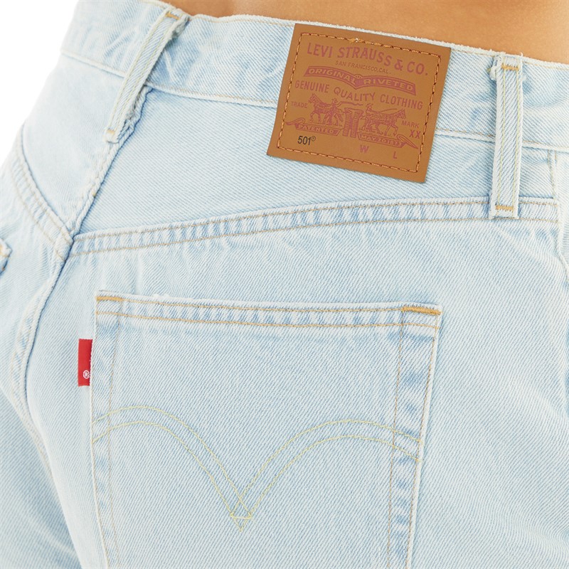 Levi's Womens 501 Original Shorts Ice Cloud
