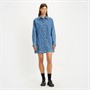 Levi's Damen Shay Denim Kleid Alt 517 Blau X