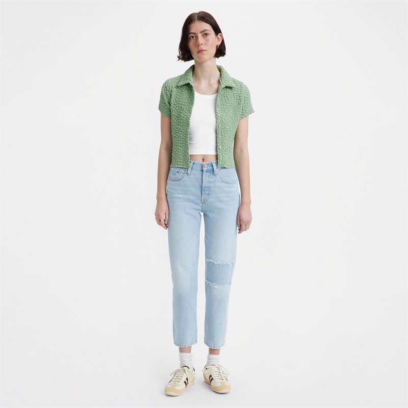 Levi's Damen 501 Cropped Jeans Cheer Camp