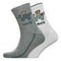Levi's  Placed Cactus Short Cut Two Pack Socks Green/White