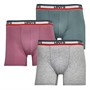 Levi's Mens Logo Three Pack Boxer Briefs Pink Combo