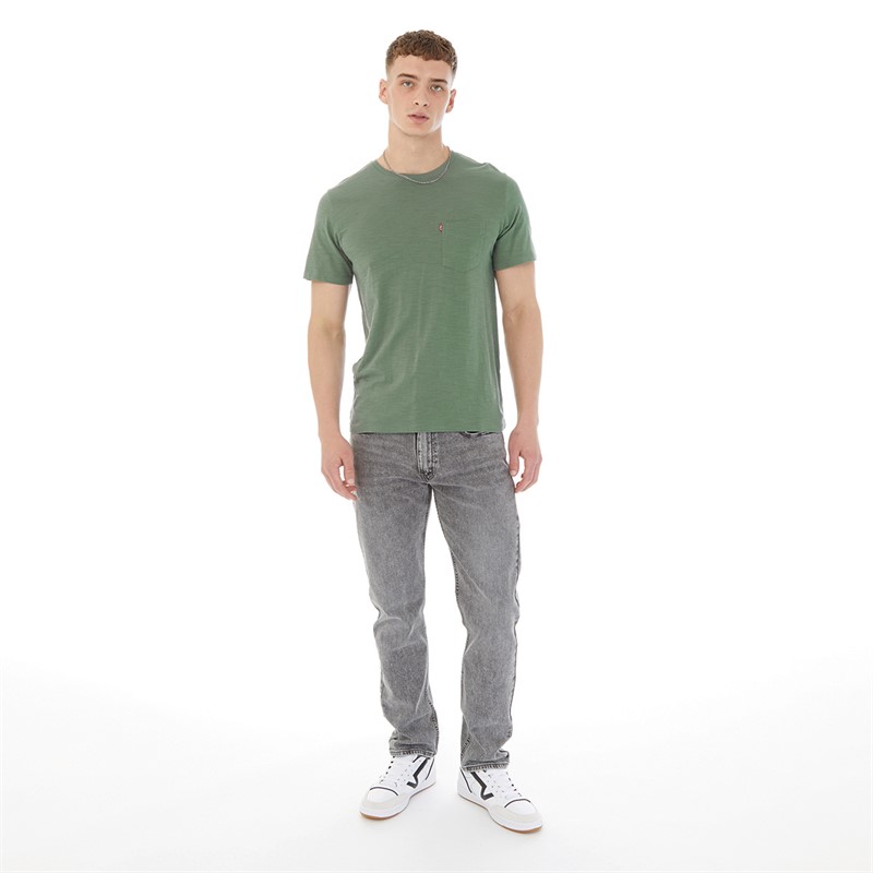 Levi's Mens Pocket T-Shirt Dark Forest